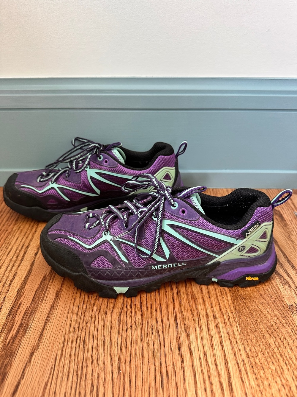 MERRELL Capra Sport Athletic Hiking Shoe J65008 Women’s 8 Royal Lilac